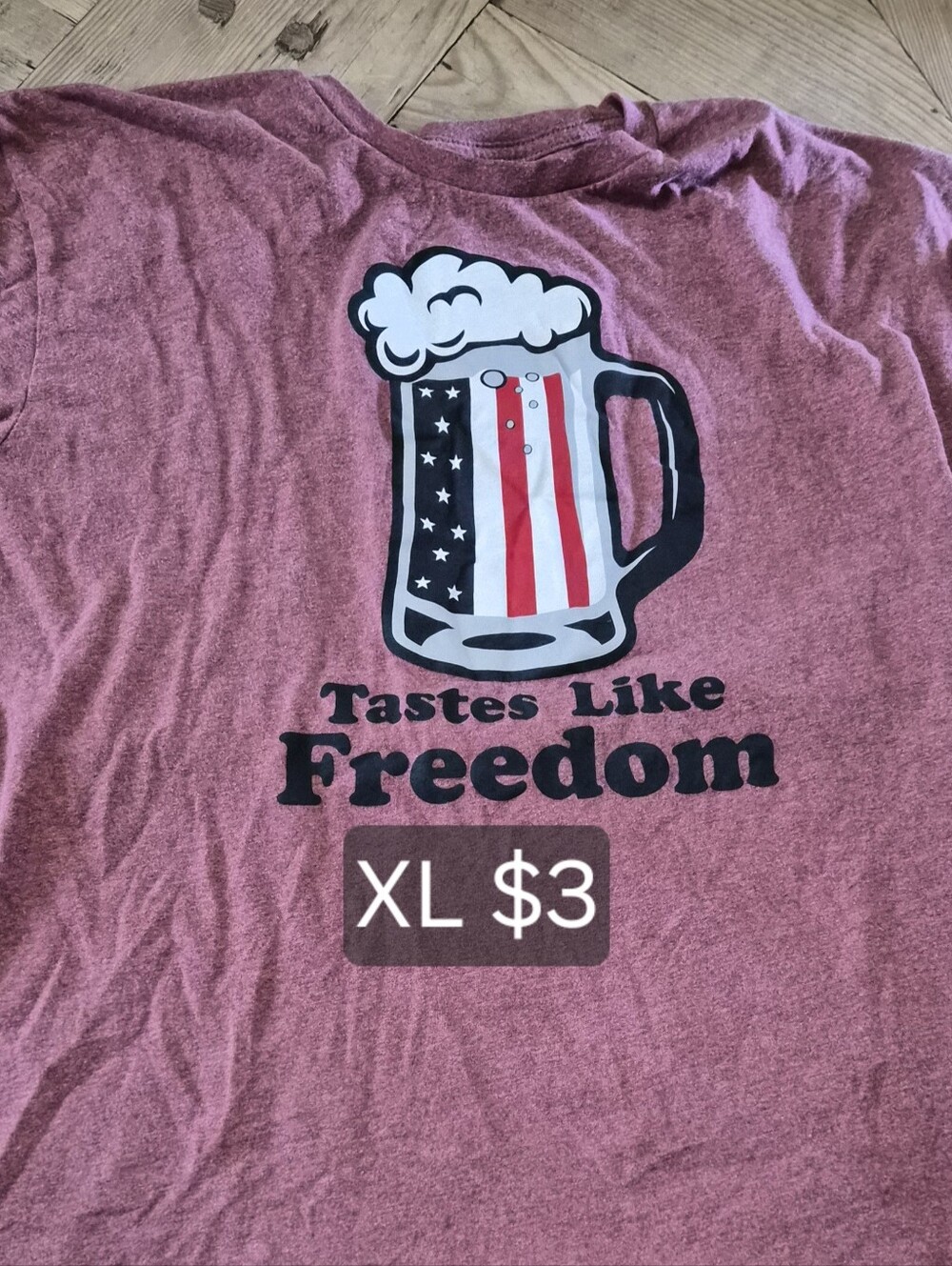 Tastes Like Freedom Graphic Tee - Dusty Rose